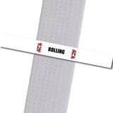 Triple Crown Martial Arts - Early SKILLZ-Rolling Custom Belt Stripes - BeltStripes.com : The #1 Source for Martial Arts Belt Tape