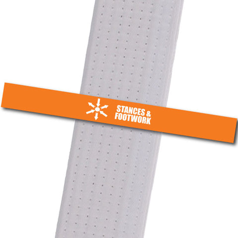 VITAL Self-Defense - Stances & Footwork Achievement Stripes - BeltStripes.com : The #1 Source for Martial Arts Belt Tape