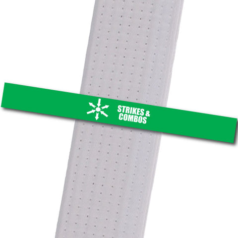 VITAL Self-Defense - Strikes & Combos Achievement Stripes - BeltStripes.com : The #1 Source for Martial Arts Belt Tape