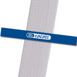 Westminster - Logo Only - Blue Achievement Stripes - BeltStripes.com : The #1 Source for Martial Arts Belt Tape