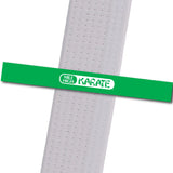 Westminster - Logo Only - Green Achievement Stripes - BeltStripes.com : The #1 Source for Martial Arts Belt Tape