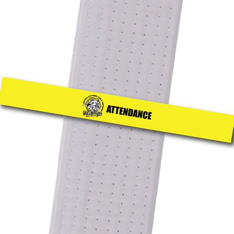 White Tiger MMA - Attendance Custom Belt Stripes - BeltStripes.com : The #1 Source for Martial Arts Belt Tape