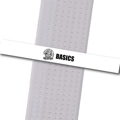 White Tiger MMA - Basics Custom Belt Stripes - BeltStripes.com : The #1 Source for Martial Arts Belt Tape