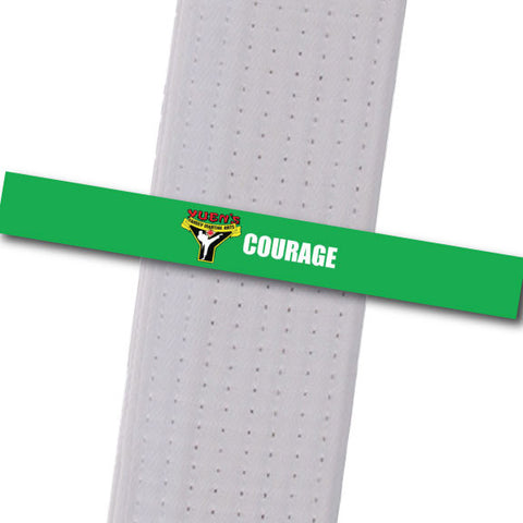 Yuens BeltStripes - Courage Achievement Stripes - BeltStripes.com : The #1 Source for Martial Arts Belt Tape