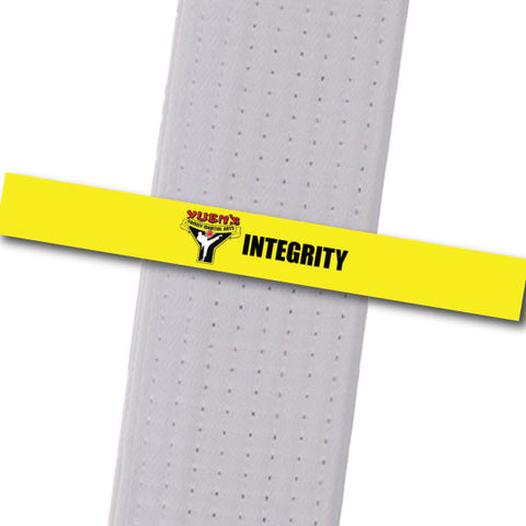 Yuens BeltStripes - Integrity Achievement Stripes - BeltStripes.com : The #1 Source for Martial Arts Belt Tape