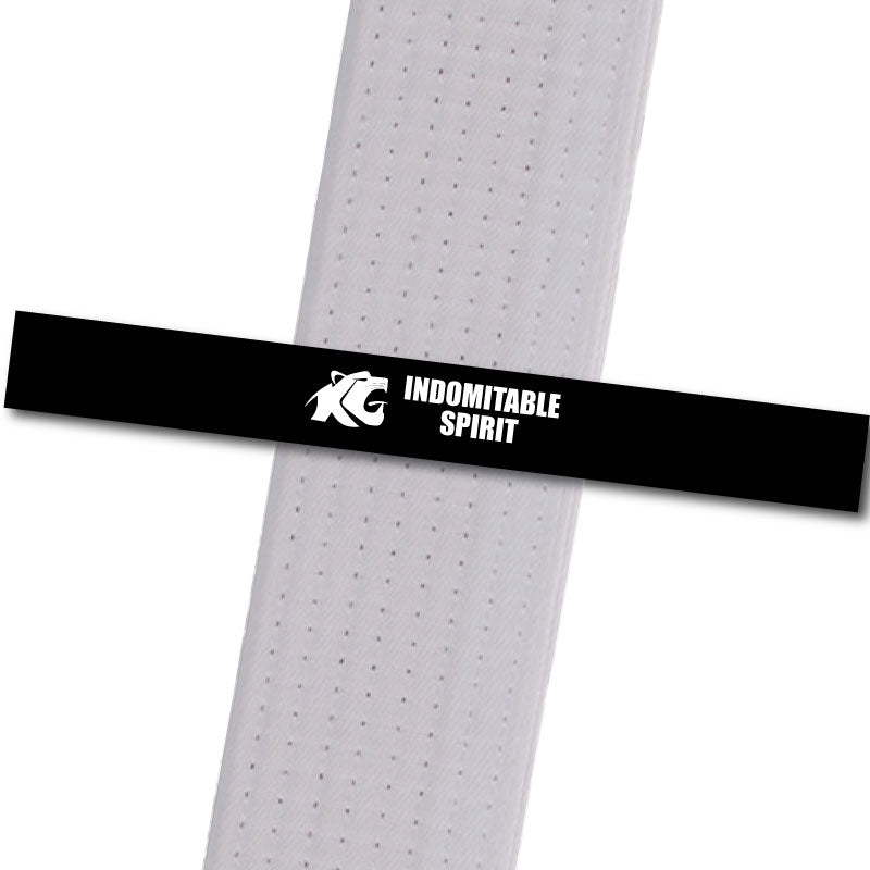 KuGar TKD - Indomitable Spirit - White Logo – BeltStripes.com : The #1 ...