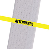 Superstar Karate - Yellow Attendance Custom Belt Stripes - BeltStripes.com : The #1 Source for Martial Arts Belt Tape