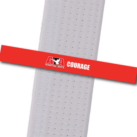 Chesterfield ATA - Courage Achievement Stripes - BeltStripes.com : The #1 Source for Martial Arts Belt Tape