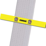 AUUSOMA - Courage Achievement Stripes - BeltStripes.com : The #1 Source for Martial Arts Belt Tape