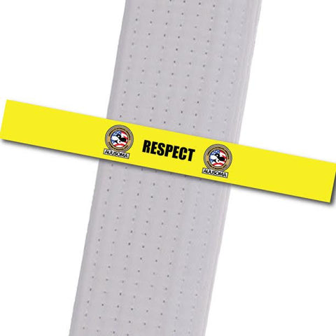 AUUSOMA - Respect Achievement Stripes - BeltStripes.com : The #1 Source for Martial Arts Belt Tape