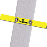 AUUSOMA - Self Discipline Achievement Stripes - BeltStripes.com : The #1 Source for Martial Arts Belt Tape