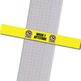 AUUSOMA - Week 1 Attitude Achievement Stripes - BeltStripes.com : The #1 Source for Martial Arts Belt Tape