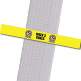 AUUSOMA - Week 3 Goals Achievement Stripes - BeltStripes.com : The #1 Source for Martial Arts Belt Tape