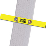 AUUSOMA - Week 5 Respect Achievement Stripes - BeltStripes.com : The #1 Source for Martial Arts Belt Tape