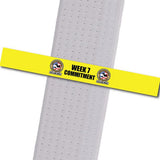 AUUSOMA - Week 7 Commitment Achievement Stripes - BeltStripes.com : The #1 Source for Martial Arts Belt Tape