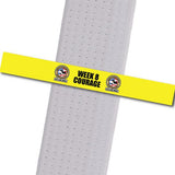 AUUSOMA - Week 8 Courage Achievement Stripes - BeltStripes.com : The #1 Source for Martial Arts Belt Tape