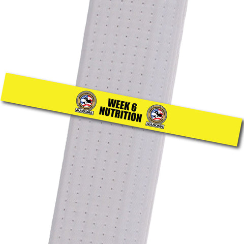 AUUSOMA - Week 6 Nutrition Achievement Stripes - BeltStripes.com : The #1 Source for Martial Arts Belt Tape