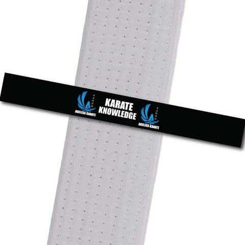 Ageless Karate - Completed Tasks - Karate Knowledge Custom Belt Stripes - BeltStripes.com : The #1 Source for Martial Arts Belt Tape