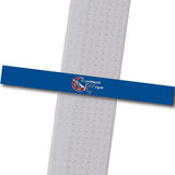 Ancient Ways - Blue with Logo Custom Belt Stripes - BeltStripes.com : The #1 Source for Martial Arts Belt Tape
