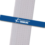 Atlanta Kick - Crawling Custom Belt Stripes - BeltStripes.com : The #1 Source for Martial Arts Belt Tape