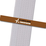 Atlanta Kick - Concentration Custom Belt Stripes - BeltStripes.com : The #1 Source for Martial Arts Belt Tape