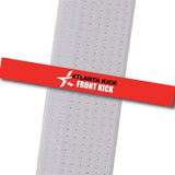Atlanta Kick - Front Kick Custom Belt Stripes - BeltStripes.com : The #1 Source for Martial Arts Belt Tape