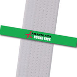 Atlanta Kick - Round Kick Custom Belt Stripes - BeltStripes.com : The #1 Source for Martial Arts Belt Tape