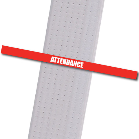 Attendance Stripes - Red Achievement Stripes - BeltStripes.com : The #1 Source for Martial Arts Belt Tape