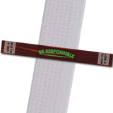 MatChats BeltStripes - Be Responsible - Level 3: All Star Achievement Stripes - BeltStripes.com : The #1 Source for Martial Arts Belt Tape
