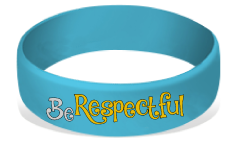 MatChats - Be Respectful - Silicone Wrist Bands - Level 4: Champion-