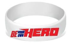 MatChats - Be Your Own Hero - Silicone Wrist Bands - Level 4: Champion
