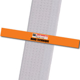 Ca. TaeKwonDo Center - Hand Technique - Orange Custom Belt Stripes - BeltStripes.com : The #1 Source for Martial Arts Belt Tape