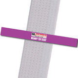 Ca. TaeKwonDo Center - Ready to Test - Purple Custom Belt Stripes - BeltStripes.com : The #1 Source for Martial Arts Belt Tape