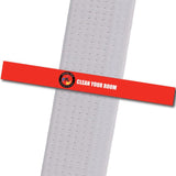 Dae Han MAC - Clean Your Room Custom Belt Stripes - BeltStripes.com : The #1 Source for Martial Arts Belt Tape