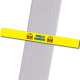 Elite MA Florida - Phase 2 Graduate Custom Belt Stripes - BeltStripes.com : The #1 Source for Martial Arts Belt Tape
