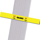 Excel Karate & Krav - Balance Custom Belt Stripes - BeltStripes.com : The #1 Source for Martial Arts Belt Tape