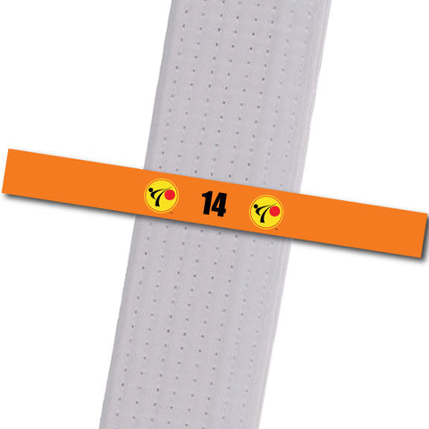 Excel MA - 14 Custom Belt Stripes - BeltStripes.com : The #1 Source for Martial Arts Belt Tape