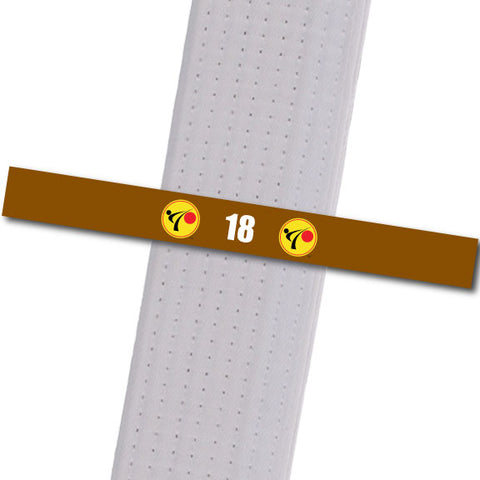 Excel MA - 18 Custom Belt Stripes - BeltStripes.com : The #1 Source for Martial Arts Belt Tape