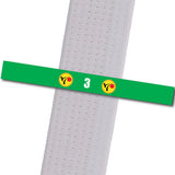 Excel MA - 3 Custom Belt Stripes - BeltStripes.com : The #1 Source for Martial Arts Belt Tape