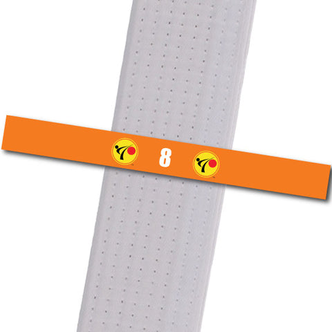 Excel MA - 8 Custom Belt Stripes - BeltStripes.com : The #1 Source for Martial Arts Belt Tape