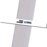 Forge MA - Form Memory Custom Belt Stripes - BeltStripes.com : The #1 Source for Martial Arts Belt Tape