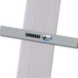 Frazier Martial Arts - Courage Custom Belt Stripes - BeltStripes.com : The #1 Source for Martial Arts Belt Tape