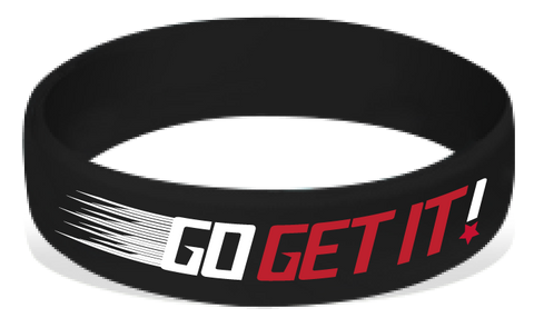 Go Get It! Silicone Wrist Bands Wristbands - BeltStripes.com : The #1 Source for Martial Arts Belt Tape