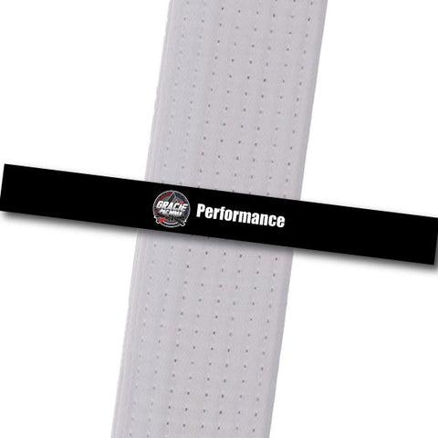 Gracie PAC MMA - Performance - Black Custom Belt Stripes - BeltStripes.com : The #1 Source for Martial Arts Belt Tape