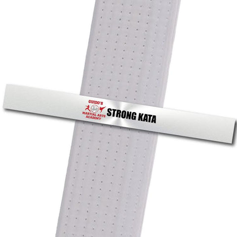 Guidos MA - Strong Kata Custom Belt Stripes - BeltStripes.com : The #1 Source for Martial Arts Belt Tape