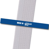 John Geyston MA - Week 10-Blue Achievement Stripes - BeltStripes.com : The #1 Source for Martial Arts Belt Tape