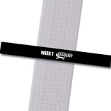John Geyston MA - Week 7-Black Achievement Stripes - BeltStripes.com : The #1 Source for Martial Arts Belt Tape