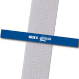 John Geyston MA - Week 8-Blue Achievement Stripes - BeltStripes.com : The #1 Source for Martial Arts Belt Tape