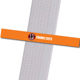 K5 MA - Forms/Sets - Orange Achievement Stripes - BeltStripes.com : The #1 Source for Martial Arts Belt Tape