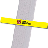 K5 MA - Shield of Destruction - Yellow Achievement Stripes - BeltStripes.com : The #1 Source for Martial Arts Belt Tape